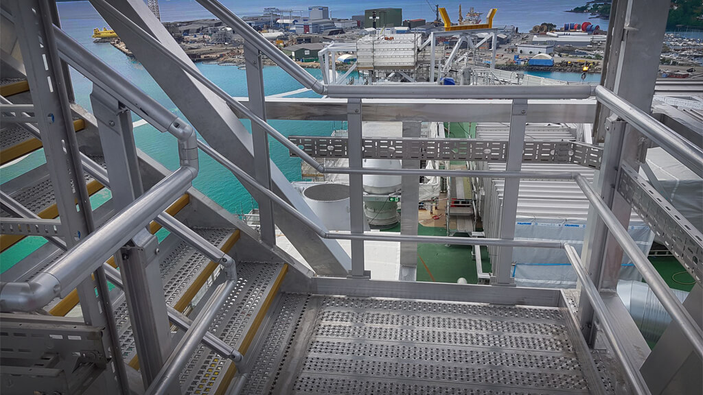 Quicklock Handrail Walkway System